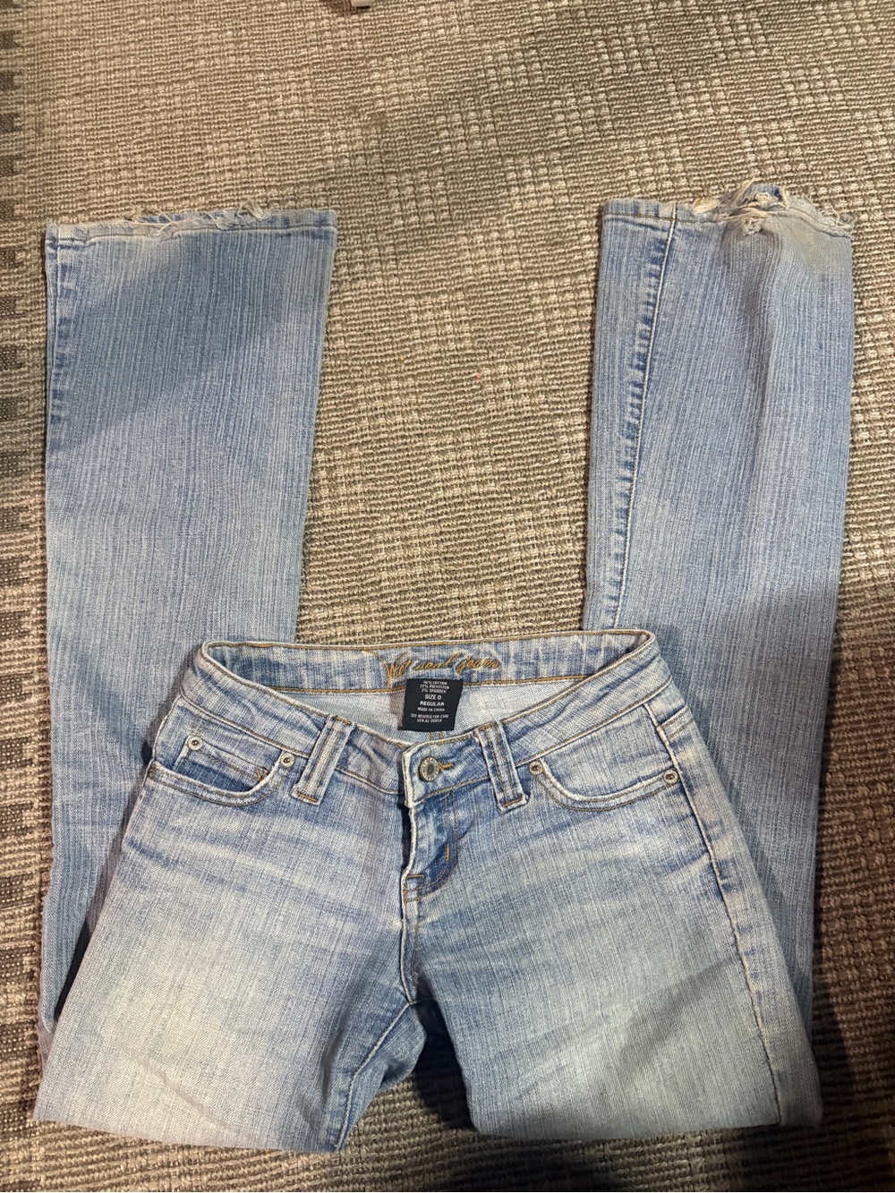 Vintage Wet Seal Light Blue Wide Leg Jeans